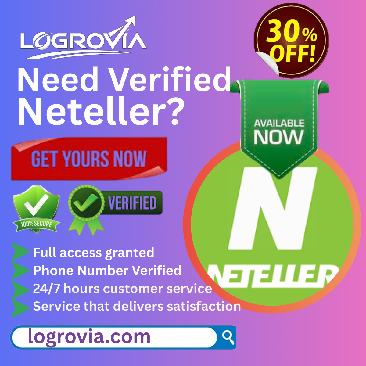Get Verified Neteller Accounts