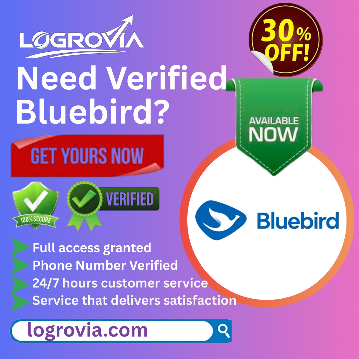 Get Verified Bluebird Accounts